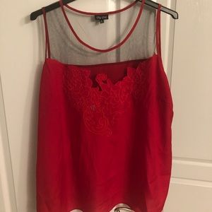 Red top from City Chic.